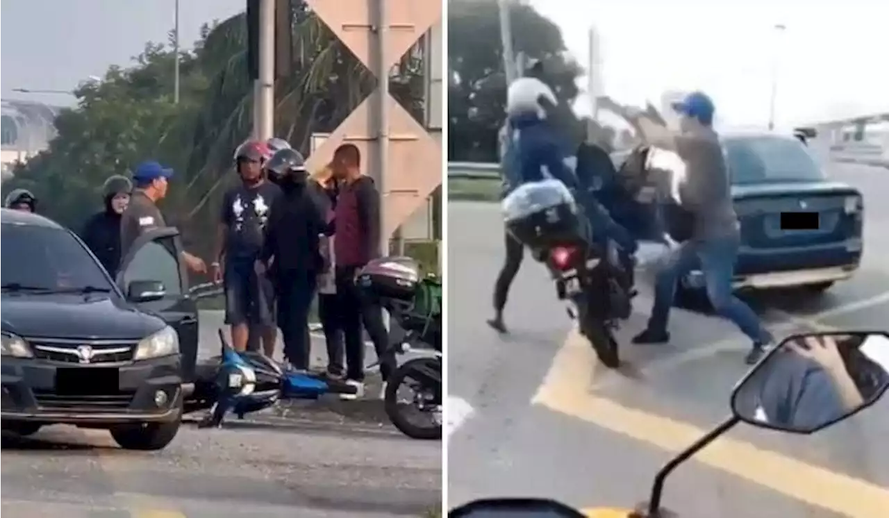 Police Arrest 3 Suspects Who Assaulted Delivery Rider At Klang T-Light Junction