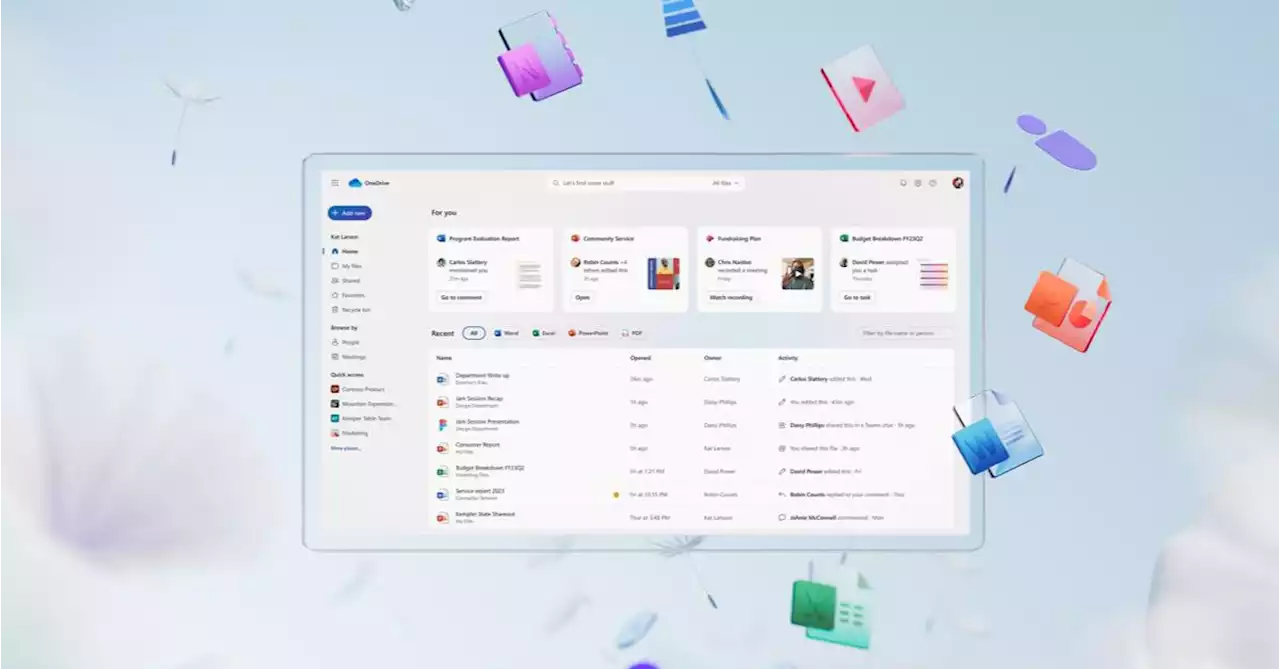 Microsoft overhauls OneDrive with a big new design, AI Copilot integration, and more