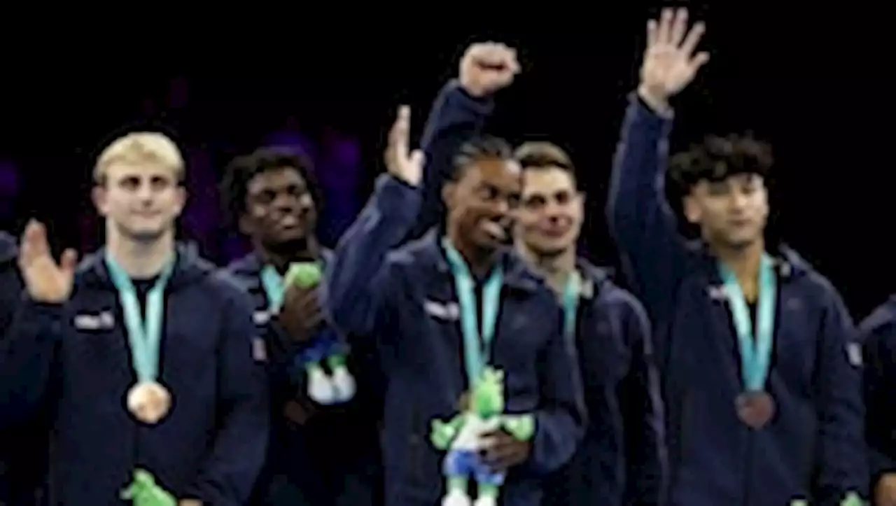 U.S. men’s gymnastics breaks through for bronze at world championships