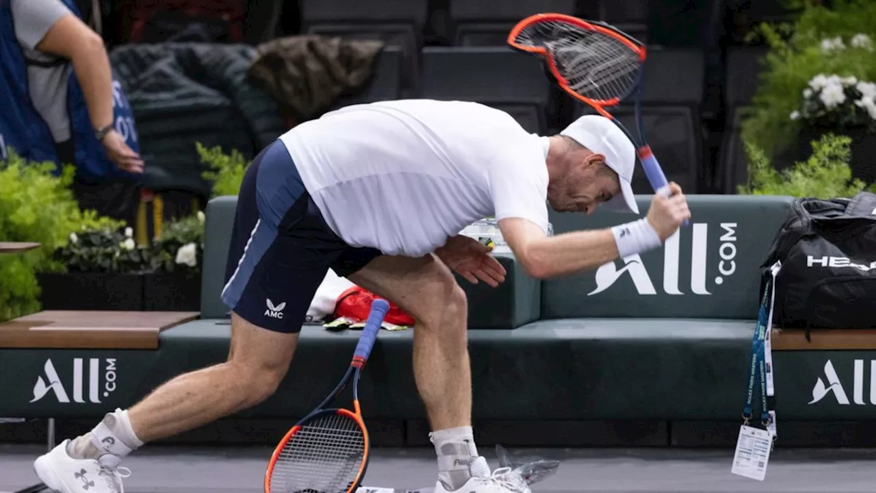 Aussie Alex De Minaur drives Andy Murray to racquet-smashing tantrum in dramatic finish