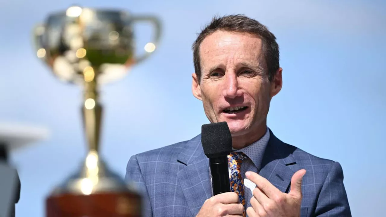 Legendary jockey Damien Oliver chasing Melbourne Cup history with French horse Alenquer