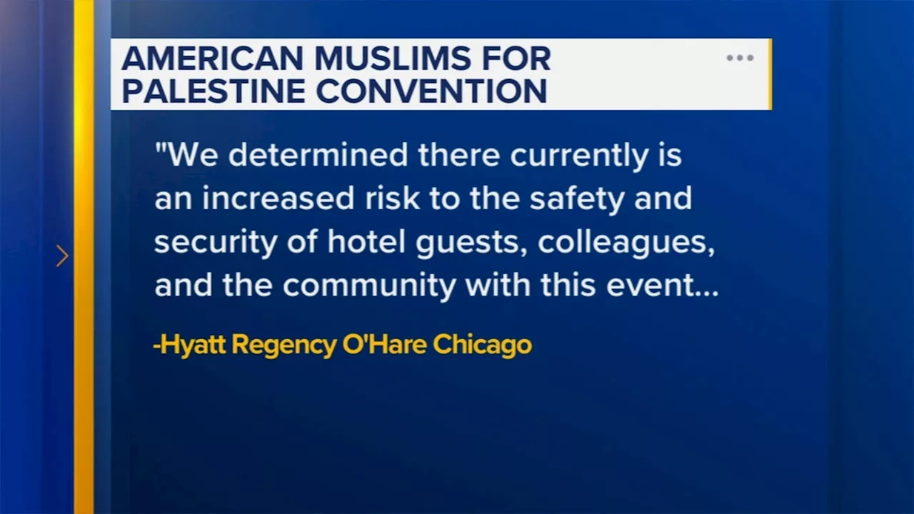 Rosemont hotel no longer hosting pro-Palestinian convention after receiving threats: spokesperson