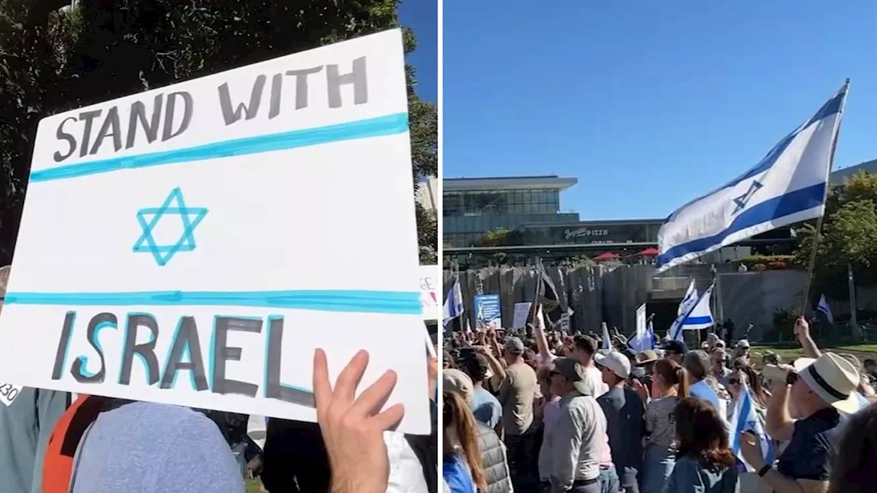 Israel-Hamas war: Hundreds in Jewish community rally in San Francisco for return of hostages