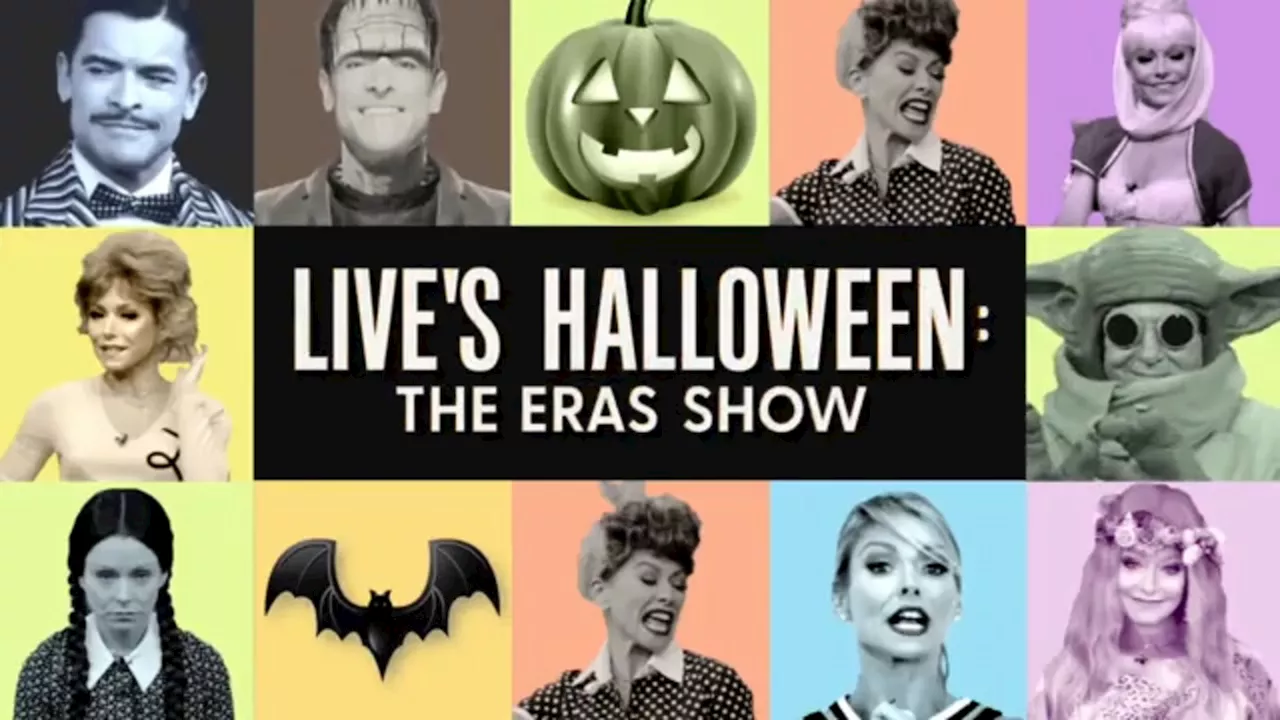 'Live with Kelly and Mark' celebrates Halloween by traveling through the 'eras'