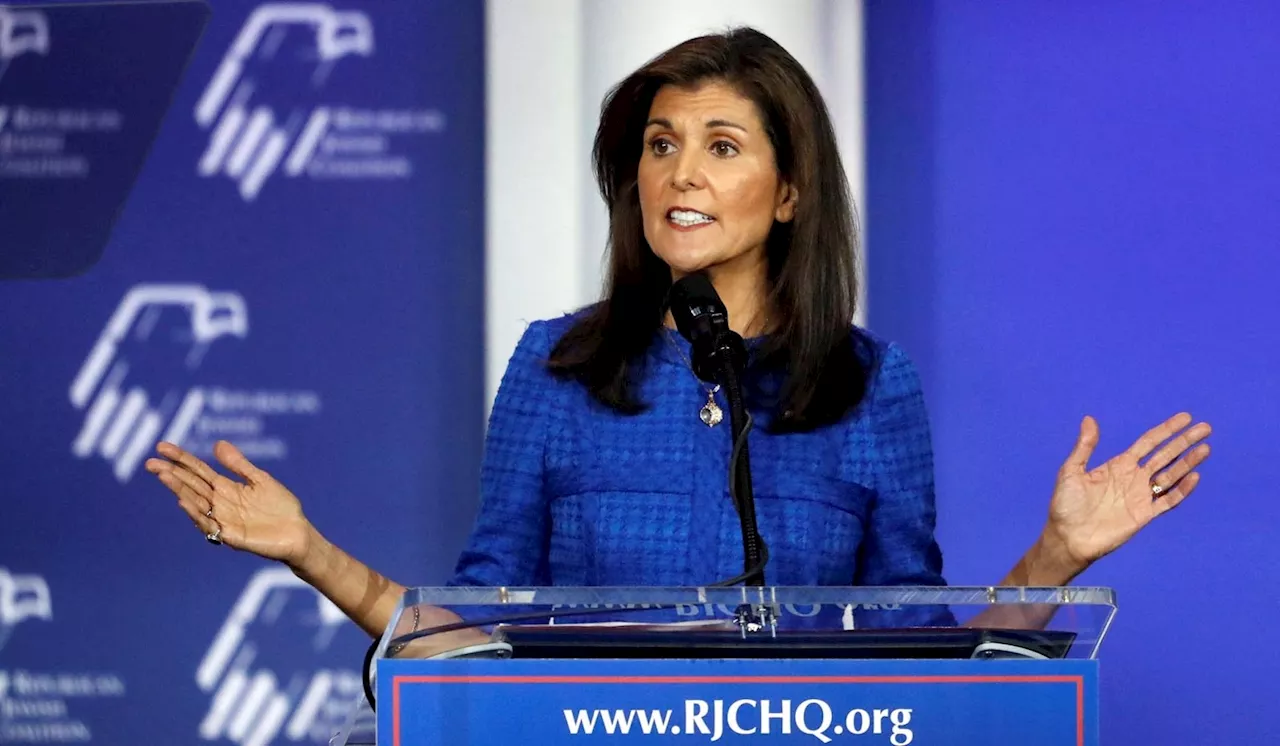 Haley Surges in Iowa Poll, Tying DeSantis behind Frontrunner Trump