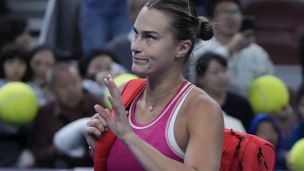 WTA defends its court after No. 1 Sabalenka calls conditions at finals 'another level of disrespect'