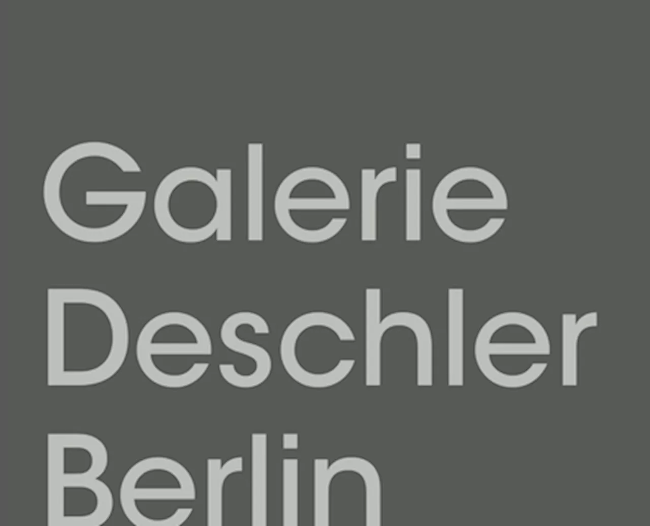 Galerie Deschler on Artnet