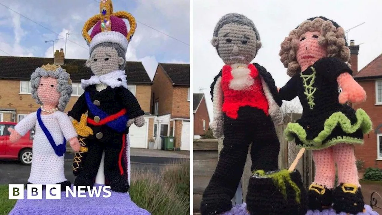 King Charles and Camilla post box topper gets Halloween makeover