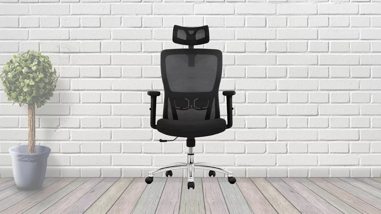 Votre dos appréciera cette chaise de bureau ergonomique et votre porte-monnaie son prix