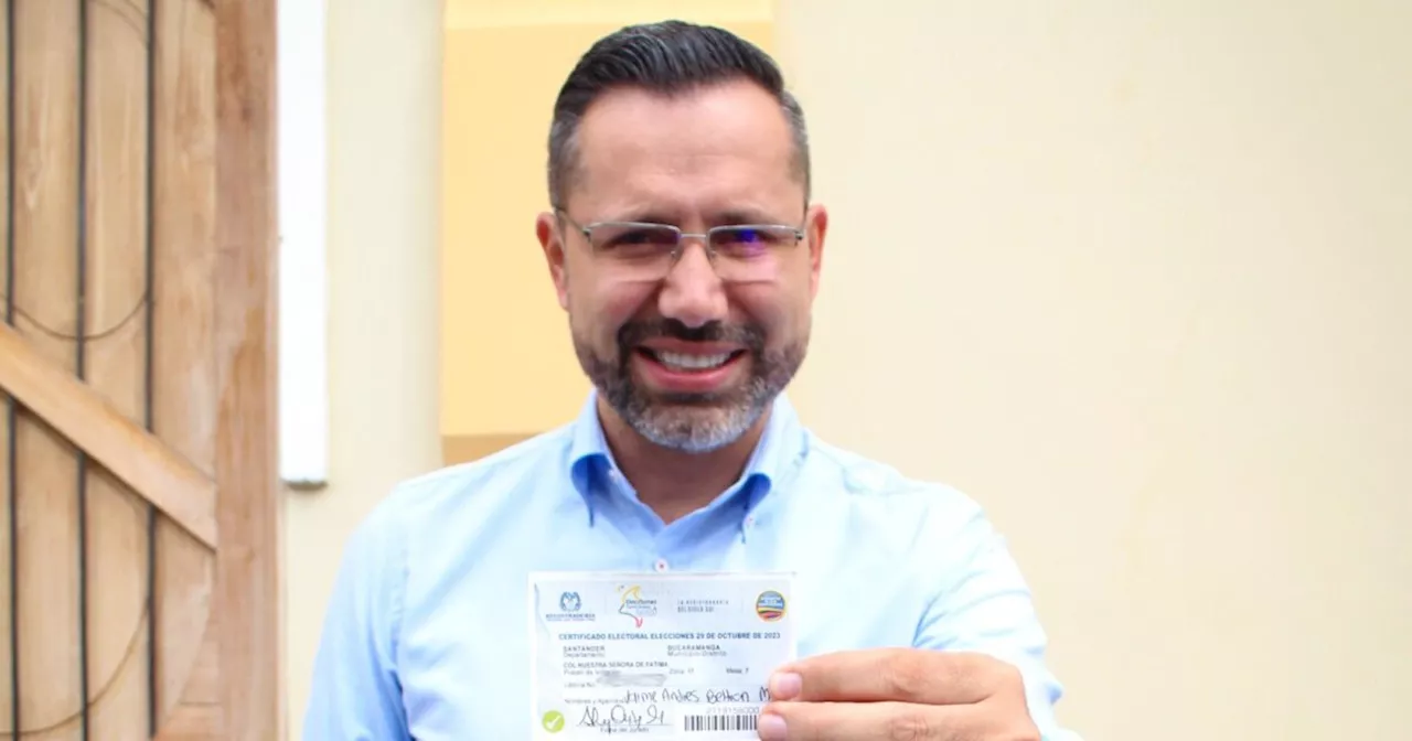 “Felicitaciones a Jaime Andrés Beltrán”: Juan Carlos Cárdenas, alcalde de Bucaramanga