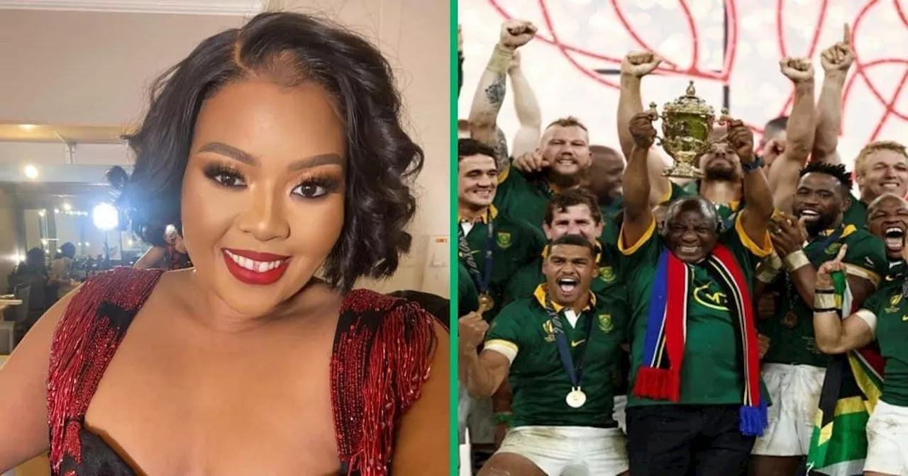 RWC: Anele Mdoda Defends Cyril Ramaphosa Celebrating Springboks’ Win: “You Are Being Ridiculous”