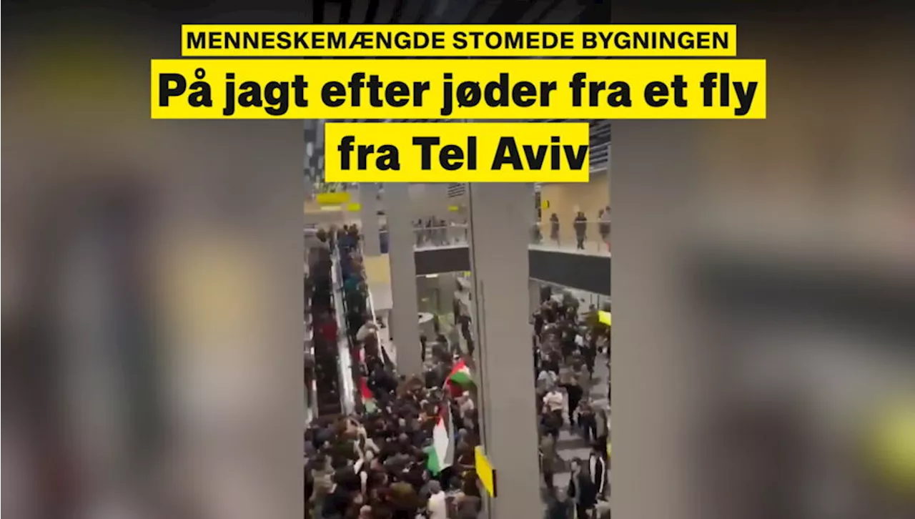 60 meldes anholdt efter anti-israelsk storm på russisk lufthavn