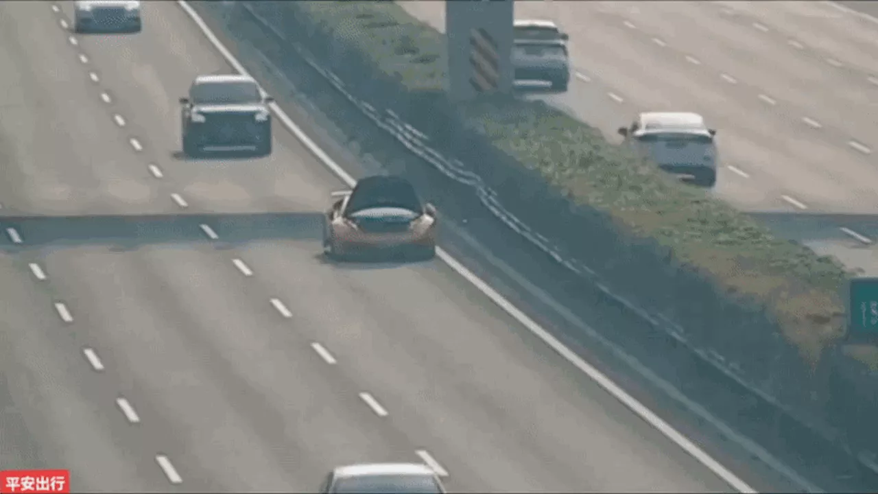 Watch A Lamborghini Huracan Get Smashed By SUV After Breaking Down In The Fast Lane