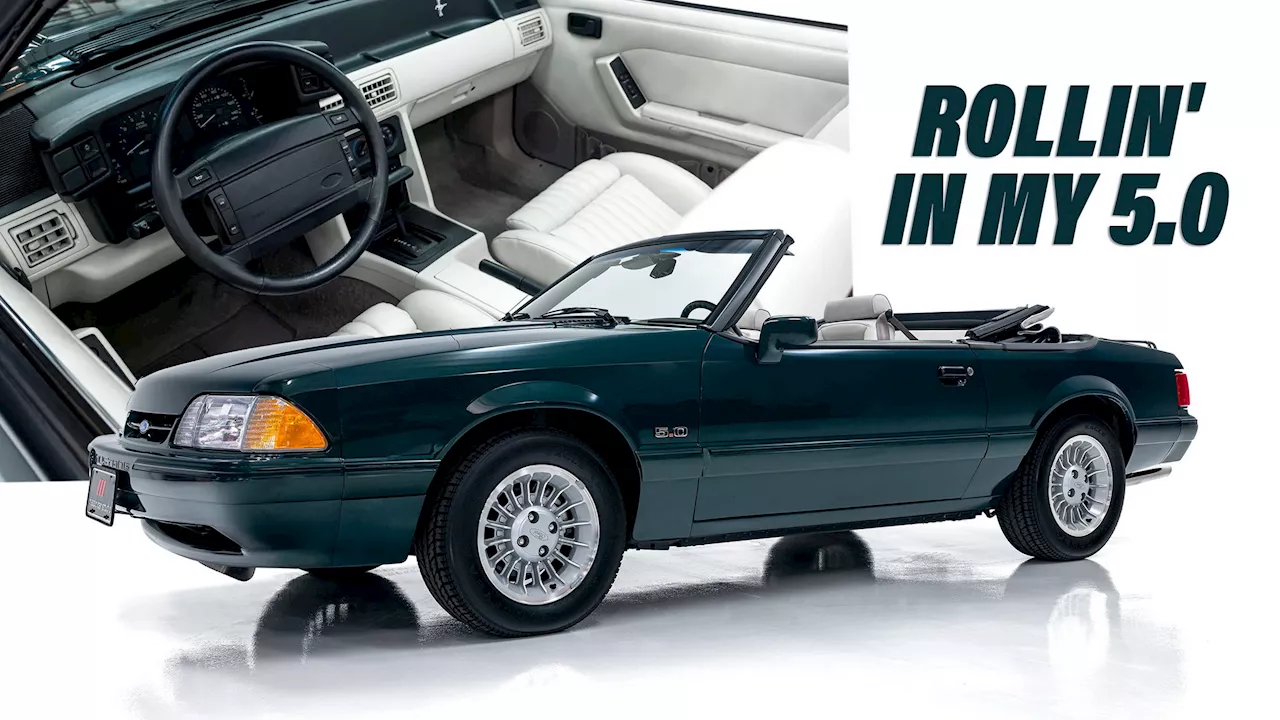 Which One Of You Foxes Wants A Nearly New 5.0? This 1990 Ford Mustang 7-Up Has 226 Miles