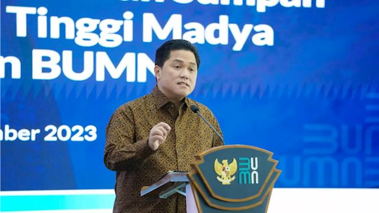 Erick Thohir Buka Suara Soal Kursi Kosong Wamen Rosan