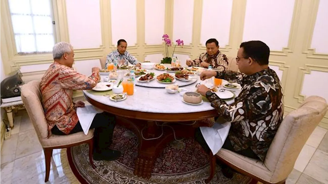 Jokowi Komentar Soal Makan Bareng 3 Capres: Suasana Hangat