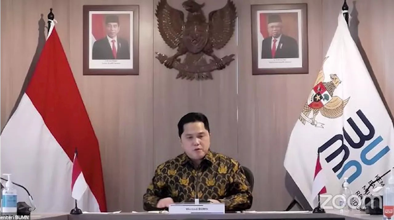 Pimpin Rapat Gantikan Luhut, Begini Arahan Erick Thohir..