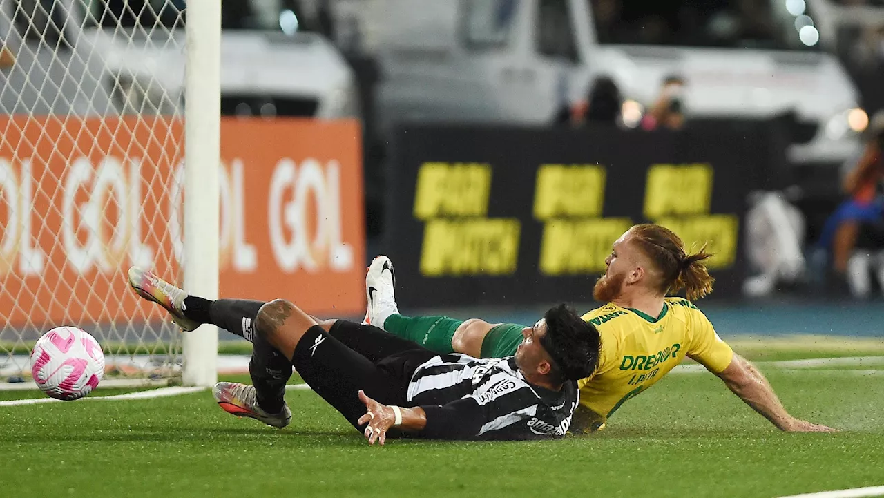 Botafogo perde para o Cuiabá, e distância do Palmeiras cai para seis pontos