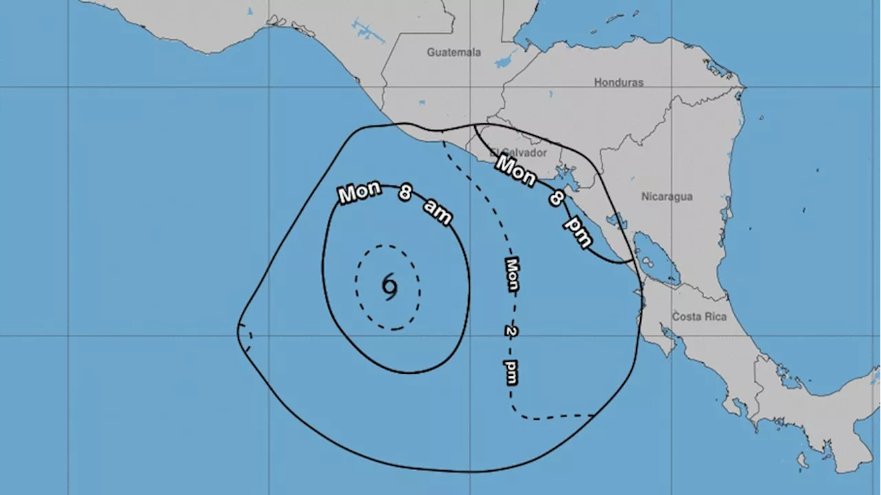 Surge la tormenta tropical Pilar en el Pacífico este y amenaza con fuertes lluvias a Centroamérica