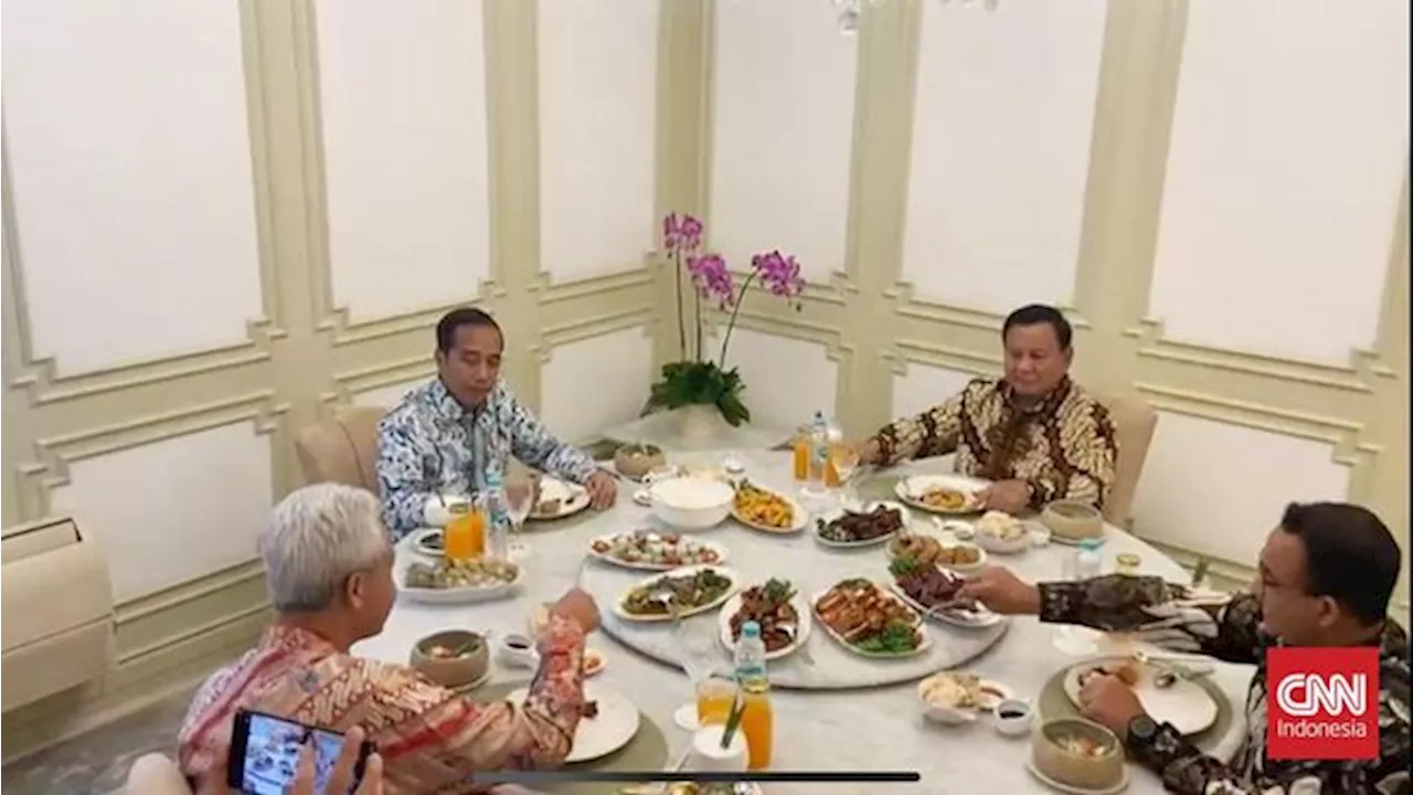 Makna Batik Jokowi dan Tiga Bacapres Saat Makan Siang Bareng di Istana