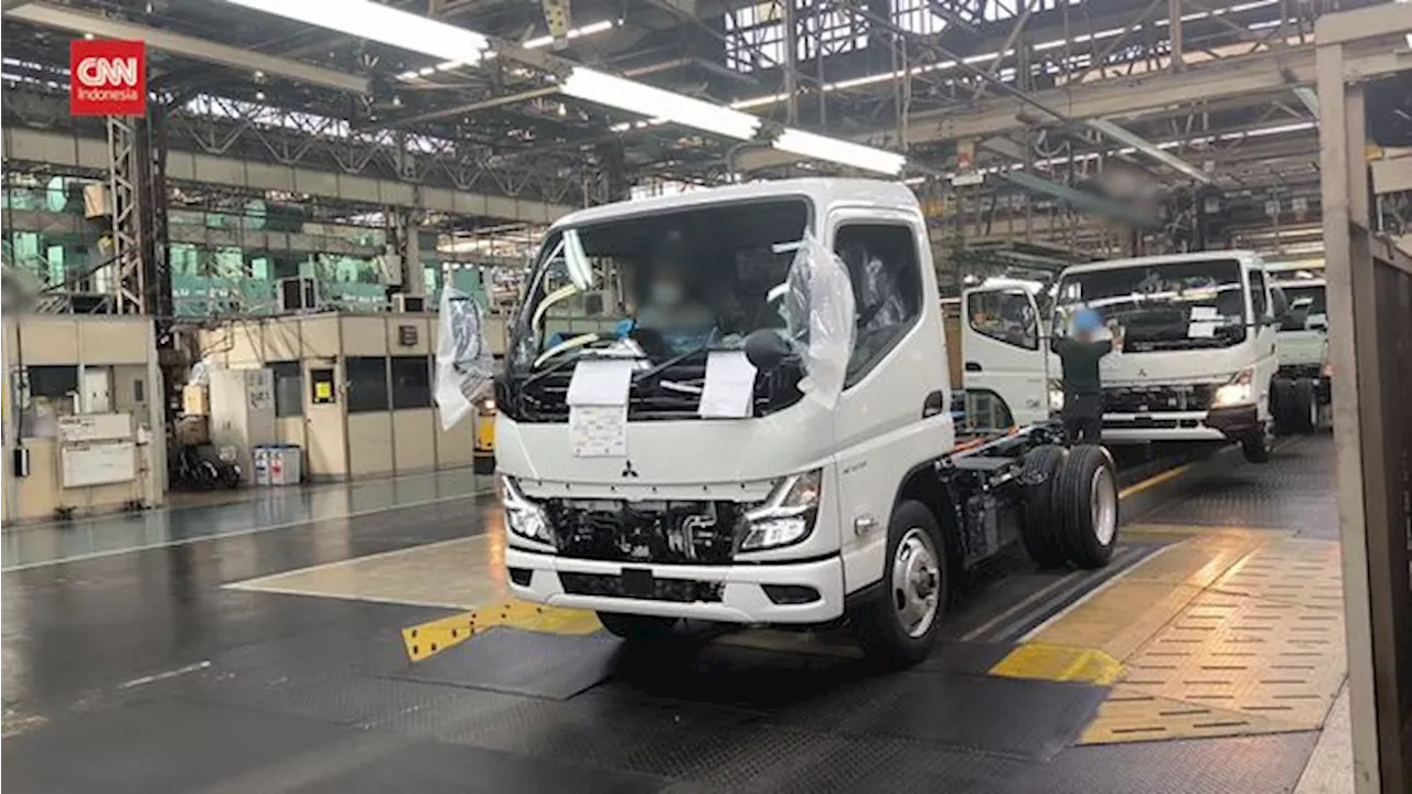 VIDEO: Melihat Proses Produksi Truk Listrik Fuso eCanter di Jepang