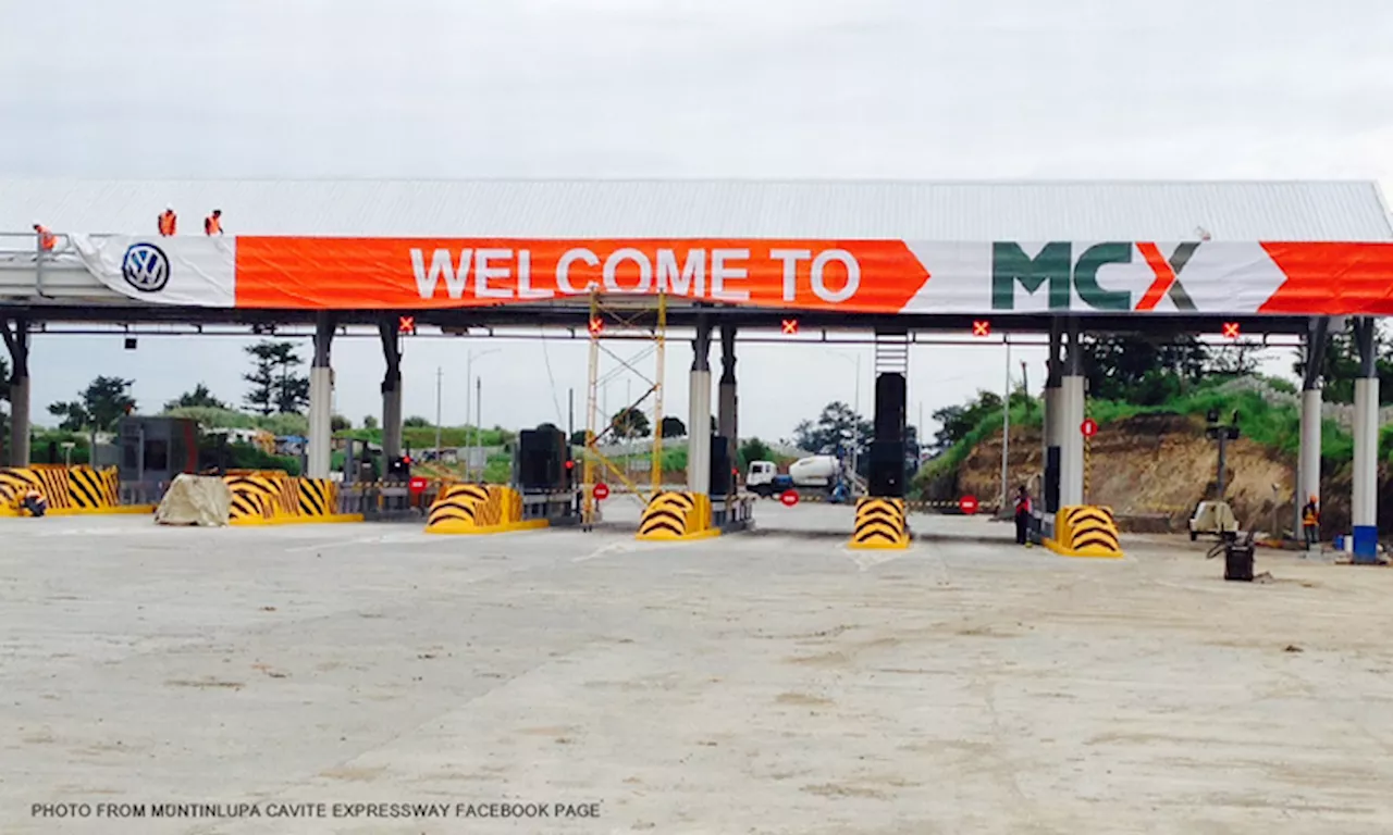 MCX to increase toll fees starting Nov. 3