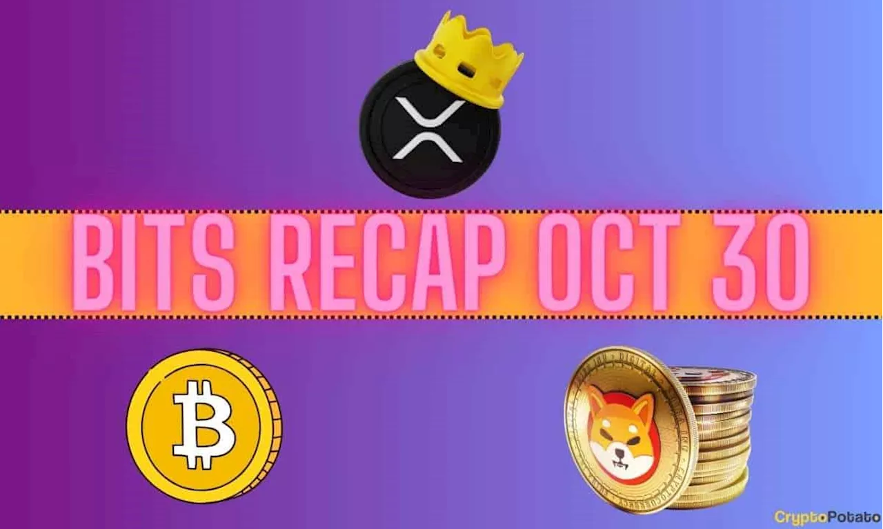 Bitcoin (BTC) Price Rally Speculations, XRP Price Predictions, Memecoins Booming: Bits Recap Oct 30