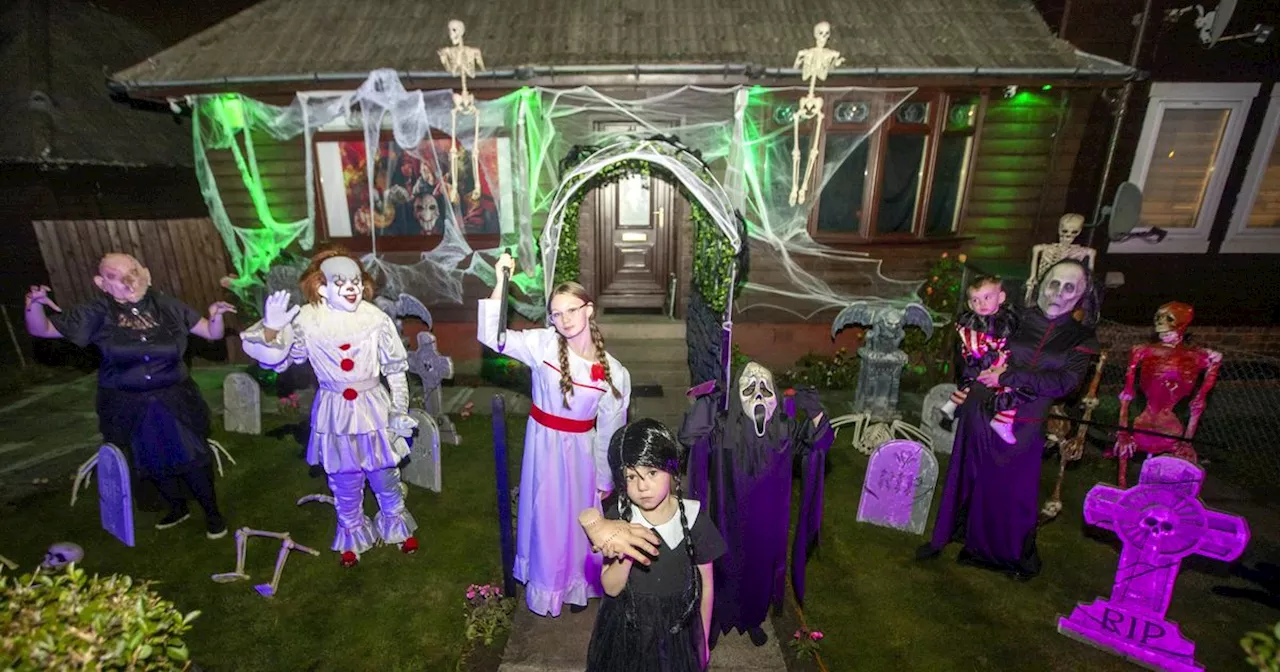 Halloween house is set for hundreds of visitors