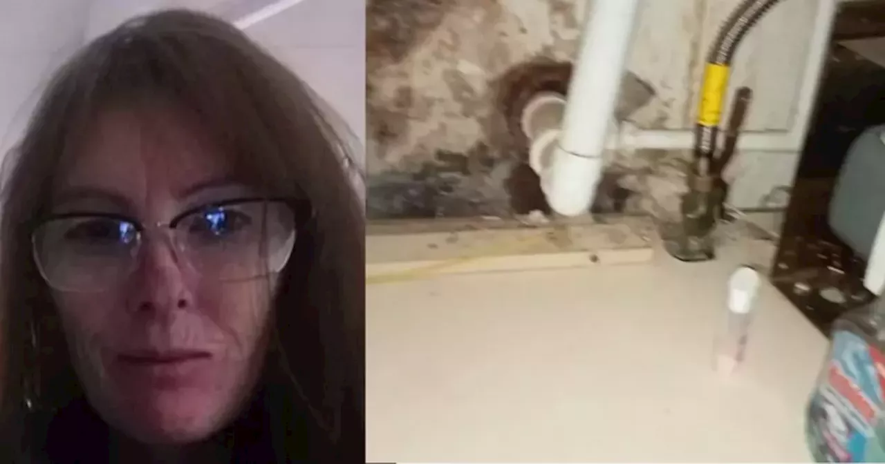 Scots woman 'living in hell' and claims mould is so bad she found it on her body