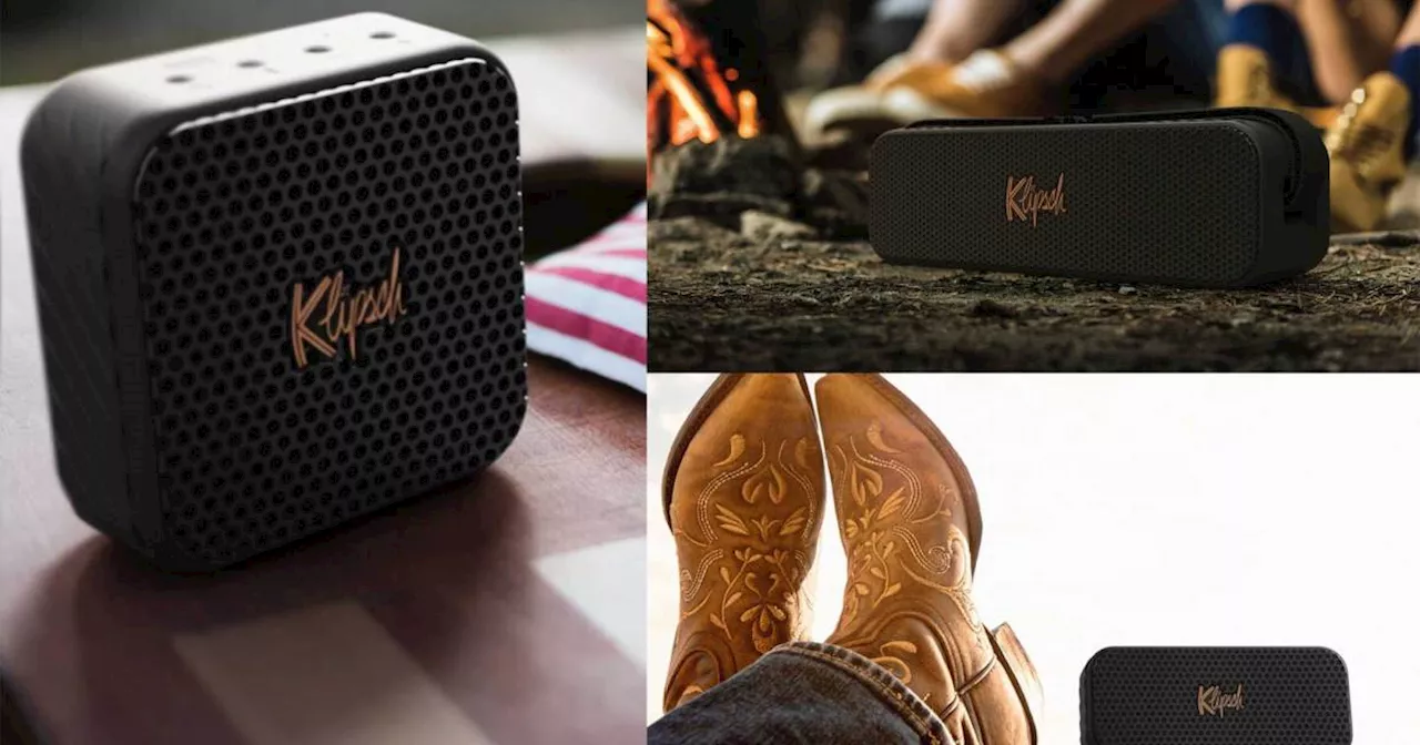 Klipsch takes on Marshall with three new portable and rugged Bluetooth speakers