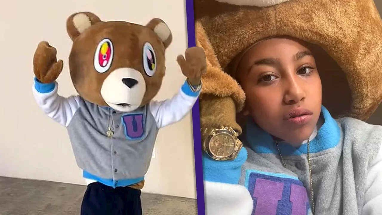 North West Dresses Up as Dad Kanye's 'Graduation' Bear for Halloween