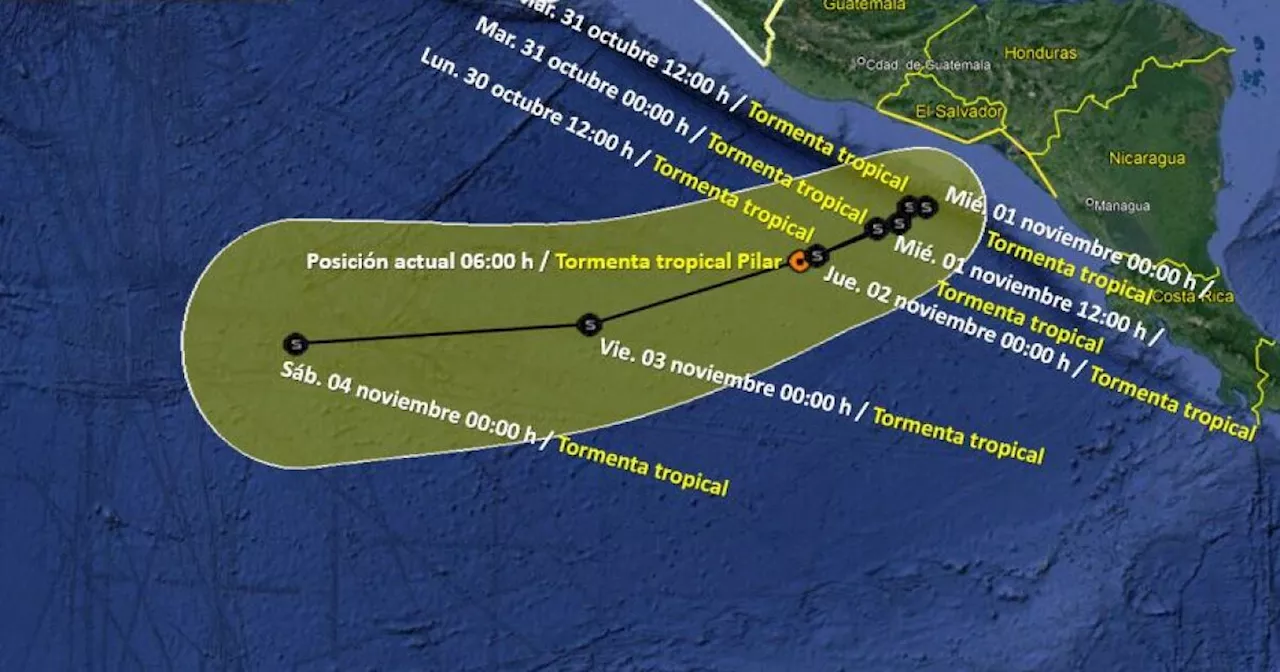 Se fortalece la tormenta tropical Pilar frente a Guatemala, así afecta a Chiapas