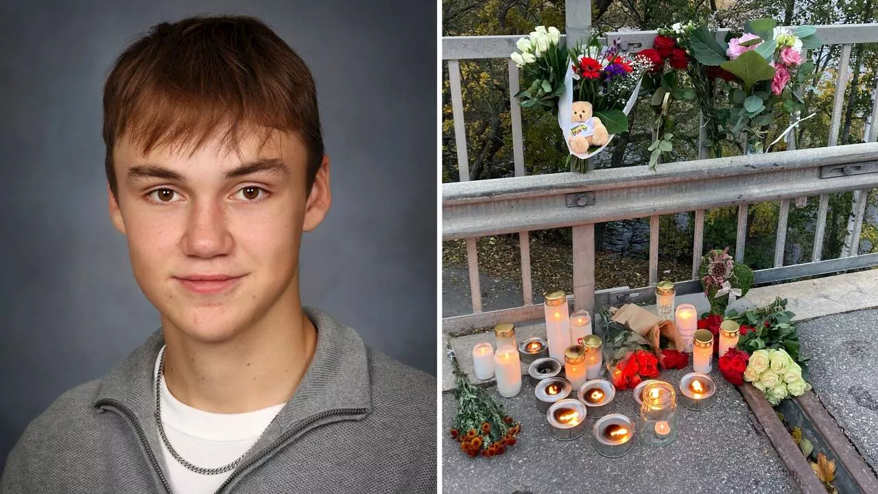 Filip, 16, dödades i påkörningen på bron