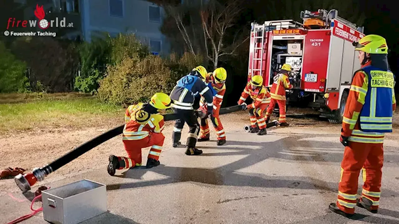 Bayern: Leistungsabzeichen bei der FF Taching → 12 Aktive und ein Gast aus Palling schafften Prüfung 'Gruppe im Löscheinsatz'