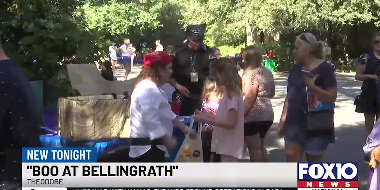 Trick-or-treaters turn out for Boo at Bellingrath