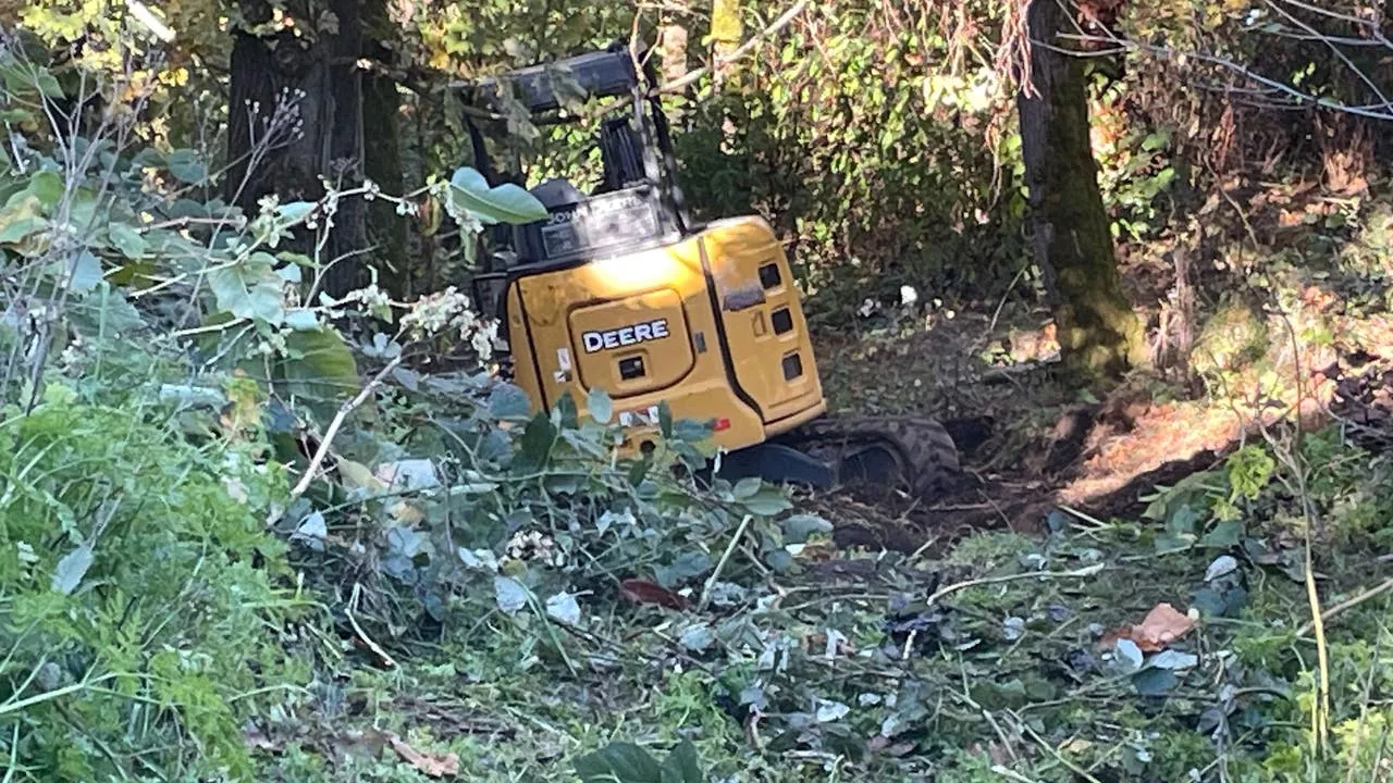 Residents incensed after man destroys Seattle park with stolen excavator