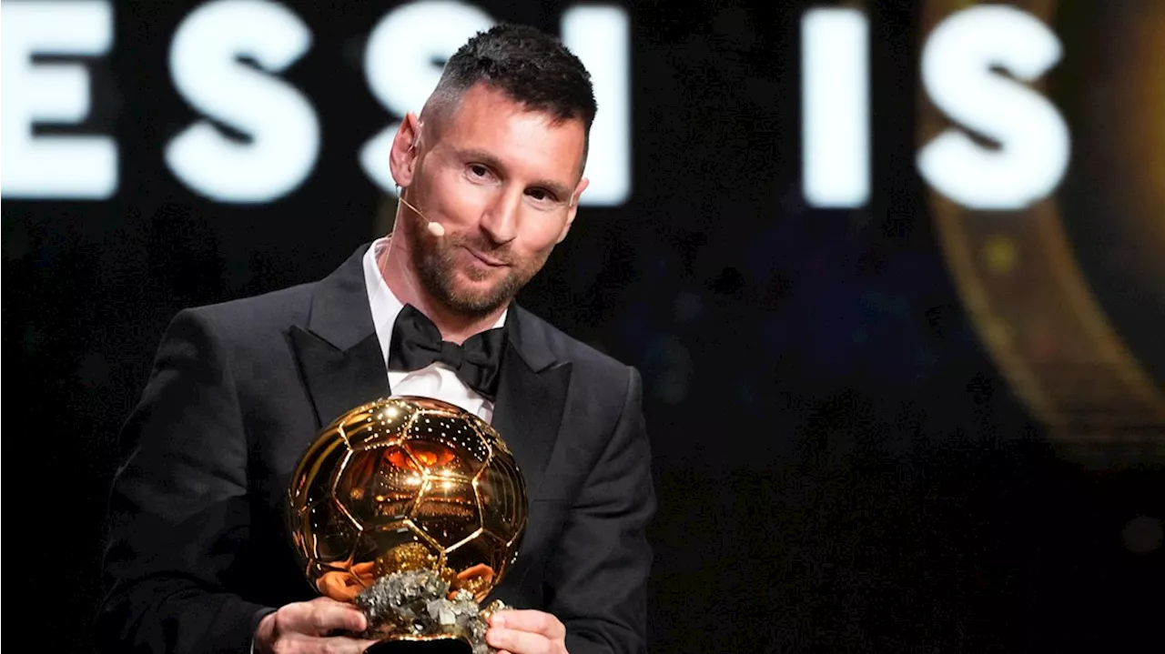 Messi wins record-extending 8th Ballon d'Or, Bonmati takes women's award