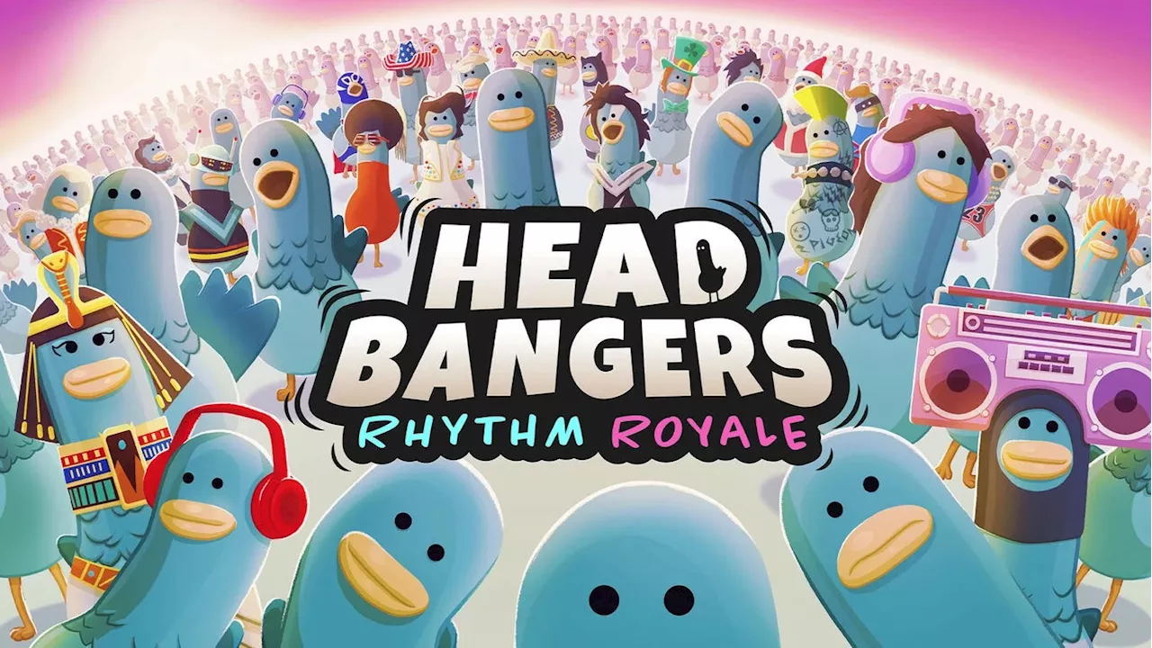 “最後の1羽を目指せ！”鳩が主役のバトロワリズムゲーム「Headbangers: Rhythm Royale」本日発売！