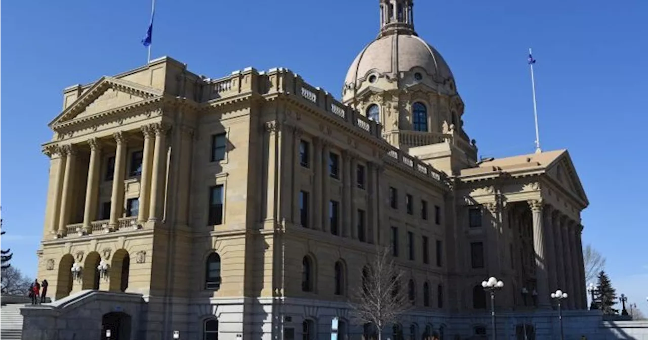 Alberta legislature to resume sitting Monday, beginning with throne speech