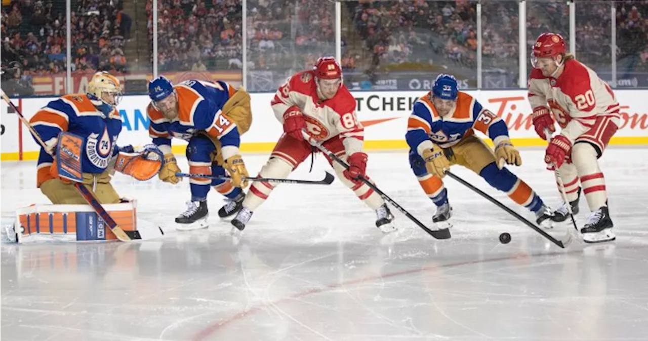 Edmonton Oilers win Heritage Classic 5-2 over Calgary Flames