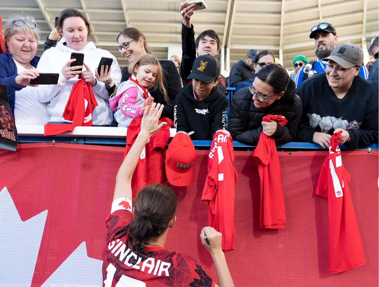 Christine Sinclair Begins Farewell Tour with Canada's National Soccer Team