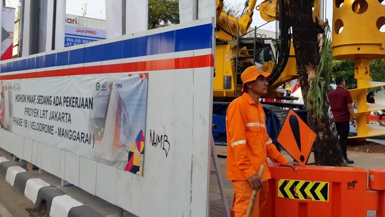 'Groundbreaking' of LRT Jakarta Phase 1B Velodrome to Manggarai