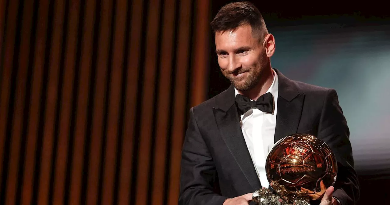 Messi Earns Prestigious Soccer Award For 8th Time