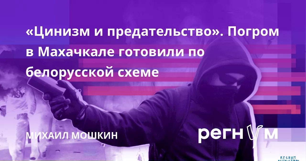 «Цинизм и предательство». Погром в Махачкале готовили по белорусской схеме