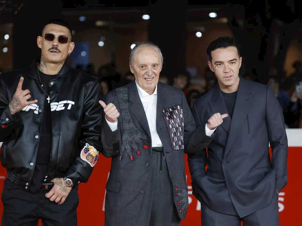 Tra Salmo e Noyz c'è Dario Argento. 'Ci siamo presi bene'