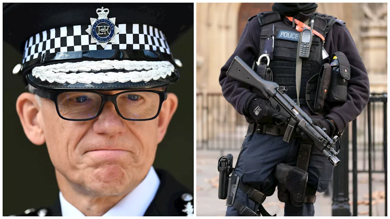 'Let the police police': Met chief demands legal protections for officers amid armed police revolt