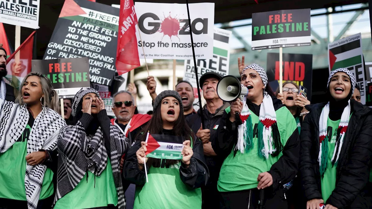 Pro-Palestine protester and father-of-four jailed for smashing police officer with megaphone