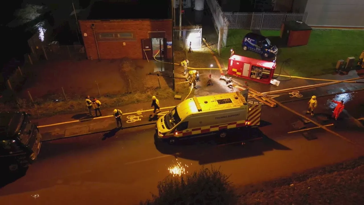 Flooding near electricity substation in Bognor Regis closes A29 dual carriageway in both directions