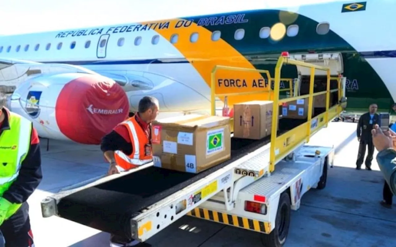 Alimentos doados pelo MST seguem para Faixa de Gaza em avião da FAB