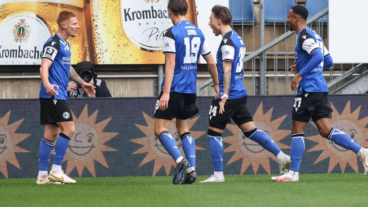 Arminia Bielefeld gewinnt 4:0 gegen FC Ingolstadt